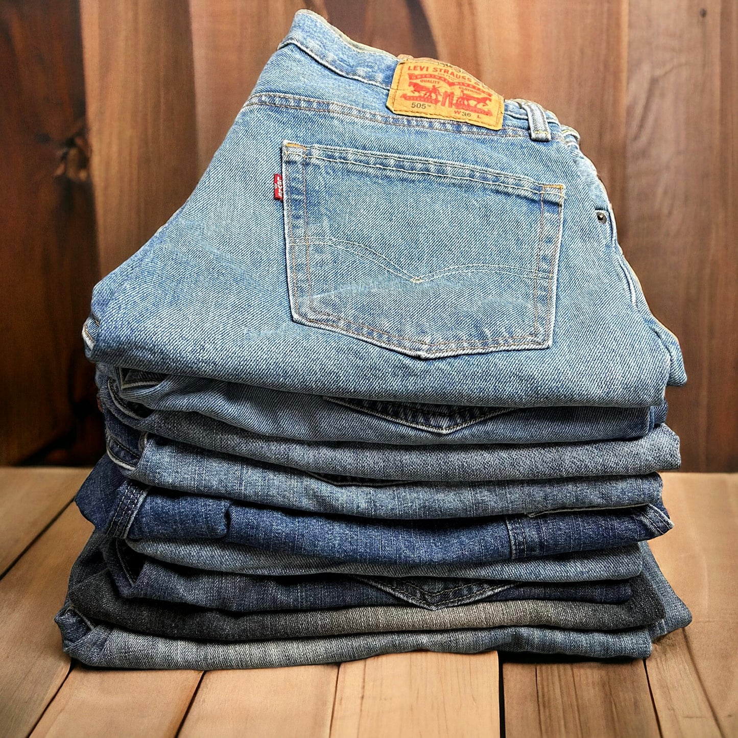 Denim Jean Shorts Box