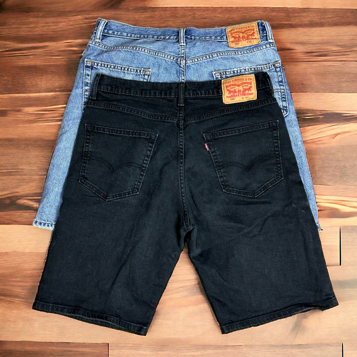 Denim Jean Shorts Box